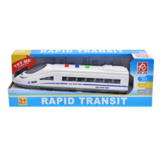Потяг Муз 051 Rapid Transit звук-світло інерція кор-ка 27х7х10см