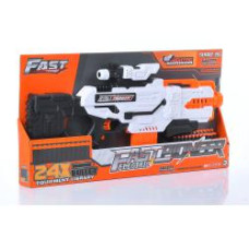 Зброя Пижі 504-BIG Автомат Fast 64х18см БАТ-КА нагнітач повітря/кулі 24шт кор-ка 67х35х6см