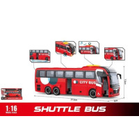 Автобус Муз 1107 АВ City bus 26х8х6,звук,світло,відкрив.двері,кор-ка