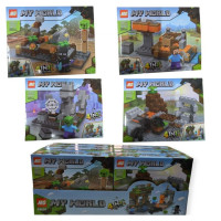 Брік МК 64001 Minecraft Будинок з монстрами,блок 8в1,кор-ка 24х19см