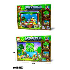 Брік МК 1197 Minecraft "Качиний Куб" 482дет кор-ка 42х31х6.5см