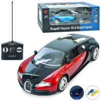 Р/к Машина 14-В Bugatti 32см,звук-світло, гумові колеса,Usb,2 кольори,кор-ка 45х17х19см