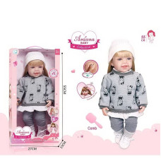 Лялька Інтерактивна 909А Ardana Baby 52см,гумова,рух,кінцівки,гребінець,взяття,кор-ка