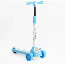 Самокат 9315 Skyper MАХІ Minion Триколісний 125х40мм/музика-світло/кермо 68см/дека 30х11см Синій