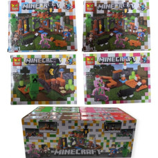 Брік МК 141-GT/25-3-582 Minecraft Битва біля Замку 95дет,блок 8в1,кор-ка 18х14см