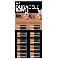 Батарейки Duracell Пальчикові LR-06 MN 1500 уп1х2шт відривна (плакат 2х10)