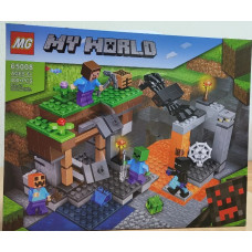 Брік МК 65008 Minecraft "напад Павука" 400+дет кор-ка 45х36х6см