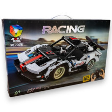 Р/к Брік 70016 RACING Машина Біла 357дет/бат-ка кор-ка 54х35х7см