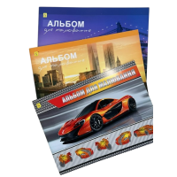 Альбом А4 12-20 аркушів скоба