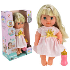 Лялька 525-122 Baby Doll 30см,Бат-ка,пьє,пісяє,аксесуари ,кор-ка 13х8х28см